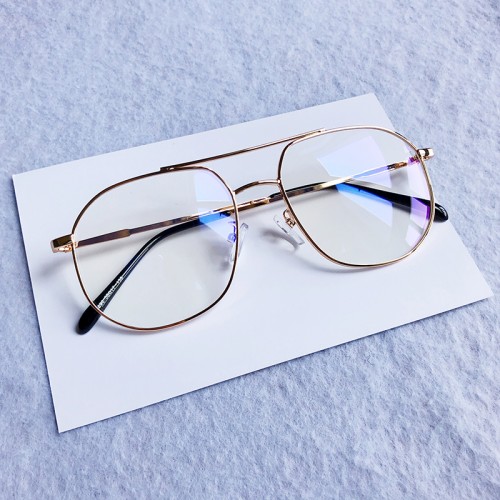 富山ジードラゴン ファッションメガネ おしゃれメガネめがね伊達メガネフレームレンズメガネメタル男子眼鏡フルリム個性的金属製韓国ブランド アランミクリ