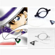 cosplay怪盗キッド片眼鏡メガネ黒羽快斗cosplayアクセサリーコスプレ用メガネ単眼鏡一眼鏡仮装コスプレイヤーモノクルめがね