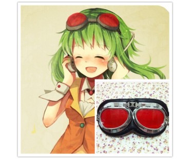 cosplayアクセサリー小道具 オートバイメガネ 防風保護メガネ GUMI眼镜 