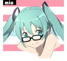 Vocaloid初音ミクmiku镜音リン・レン専用同じスタイルcosplayメガネ オリジナル眼鏡メガネボックス付き