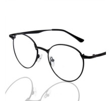 【送料無料】抜群のフィット感韓国クラシック伊達メガネ大きいフレームメガネメタル金属細いフレーム眼鏡女子小さい顔近視対応度なしレンズおしゃれ男性