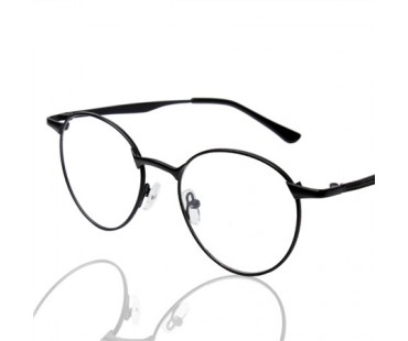 【送料無料】抜群のフィット感韓国クラシック伊達メガネ大きいフレームメガネメタル金属細いフレーム眼鏡女子小さい顔近視対応度なしレンズおしゃれ男性