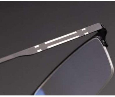 【超目玉SALE】最新ハーフリム（ナイロール）眼鏡ビジネス風出勤度付きレンズ対応メガネフレーム男女メタル金属フレーム度なし男性スクエア型超軽量