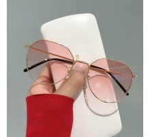 サングラスおすすめ2020流行り最旬ピンク色レンズ丸いフレームサングラス眼鏡カラーレンズおしゃれ個性的メタルめがねインスタ映えレトロ風サングラス韓国ファッション黒色