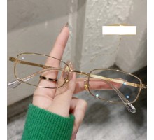 ゴールドメガネフレーム小さいエレガント伊達メガネ知的度付きスクエアメガネ度なし四角形クラシック金色シルバー高級メタル眼鏡大人っぽい