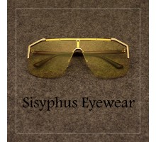 ビッグフレーム個性的サングラス大きいヒップホップ ファッションめがね鼻パッド付きサングラス超クール防風メガネ男女眼鏡UV400カラーレンズ度無しメンズ