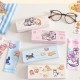 オリジナル猫かわいいメガネケースねこ犬便利メガネ入れ眼鏡ケース高級耐衝撃ネコおしゃれサングラスケースめがね収納スリム眼鏡拭き付き