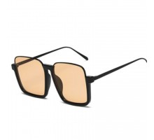 インスタ映え有名人サングラスおしゃれ茶色カラーレンズ眼鏡ファッションサングラス個性的アンダー リム大きいフレーム逆ナイロール偏光サングラスUV400