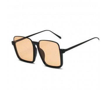 インスタ映え有名人サングラスおしゃれ茶色カラーレンズ眼鏡ファッションサングラス個性的アンダー リム大きいフレーム逆ナイロール偏光サングラスUV400