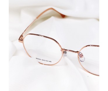 超軽量チタン製眼鏡伊達メガネスッピン隠しローズゴールド人気度付きレンズ対応薄型細いフレーム金属メタル丸いメガネ高級ブルーライトカット 度なし
