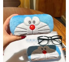 ドラえもんメガネケース 眼鏡ケース可愛い高品質レディース サングラス ケース コンパクト 軽量子供人気もふもふメガネ入れ