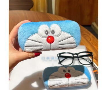 ドラえもんメガネケース 眼鏡ケース可愛い高品質レディース サングラス ケース コンパクト 軽量子供人気もふもふメガネ入れ