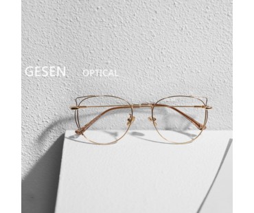ダテメガネ女の子韓国おしゃれ眼鏡クラシカル大きいフレーム個性的メタル伊達メガネ浮き彫りデザイン度なしレンズ度付きローズゴールドかわいいめがねシルバー