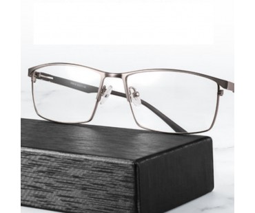 老眼鏡メンズおしゃれブルーライトカット レディース疲労対策リーディンググラス 老眼鏡 シニアグラス黒縁グレー スクエア型PC老眼鏡メガネ