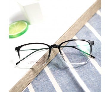 韓国人気メガネおすすめ軽いフレーム女性レディース伊達眼鏡グラデーション 色デザイン細いフレームめがね度なし度付きレンズ対応おしゃれウェリントン型ダテメガネ