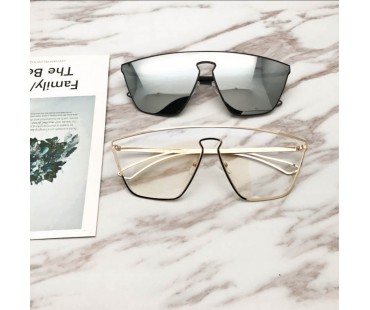 2019最新欧米人気サングラス一体型流行サングラス超クールUVカットレンズかっこいい眼鏡ミラーレンズ水銀おしゃれ男女メガネおすすめブランド紫外線カットサングラス