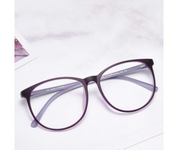 ブルーライトカットレンズ眼鏡伊達メガネ女性可愛い軽量TR90セルフレーム大きいめがねパソコンメガネ度付き度なしメンズ知的韓国おしゃれ眼鏡紫色茶縁パープル