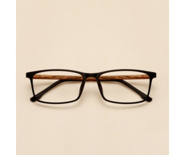 木製最旬TR90超軽量メガネフレーム眼鏡女性ウッド木質木材スクエア型めがね伊達メガネ度付きレンズ対応近視度なしファッション眼鏡男性男子
