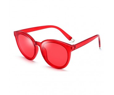 カラーレンズ旬なファッションコーデ眼鏡サングラス男子透明クリアレンズめがねサングラス赤いレッド紅個性ストリート女子オシャレ有名人インスタ映えメガネ紫外線対策サングラス