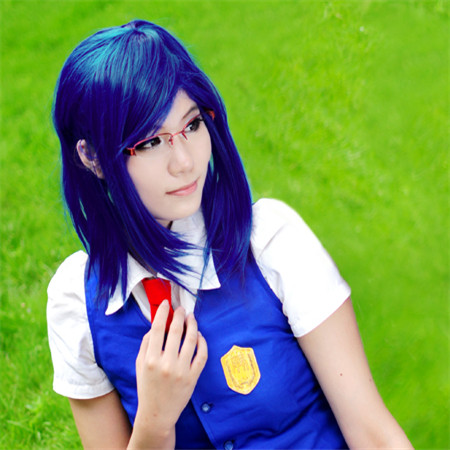 「あの日見た花の名前を僕達はまだ知らない。」鶴見知利子つるこcosplayアクセサリー赤いナイロール眼鏡チタン素材