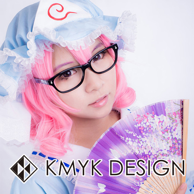 送料無料！東方Projectメガネ 西行寺幽々子（さいぎょうじ ゆゆこ） キャラクターアクセサリーcosplay眼鏡