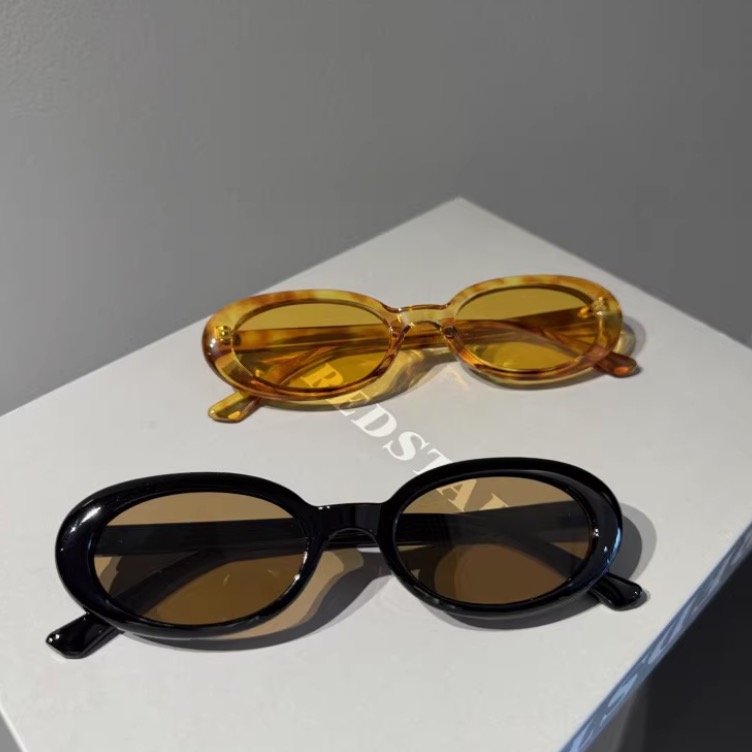 jennie芸能人サングラスおしゃれレディース偏光レンズ軽量レトロUVカット眼鏡高級キャットアイ型エレガントメガネ男女紫外線カット