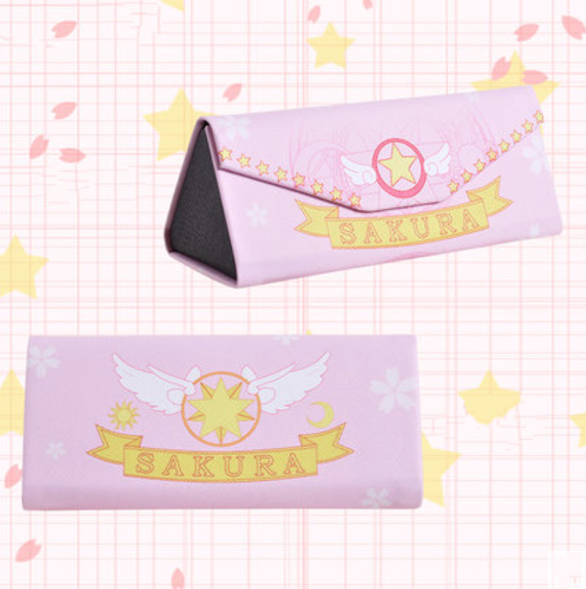 メガネケース カードキャプターさくらCCさくら魔法少女木之本 桜 アニメ漫画キャラクター眼鏡メガネケース学生10代20代めがね収納ケース