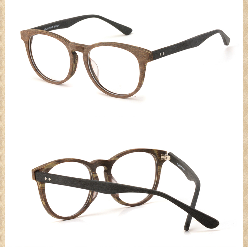 木製眼鏡 京都クラシック丸メガネ木製フレーム大人っぽい知的