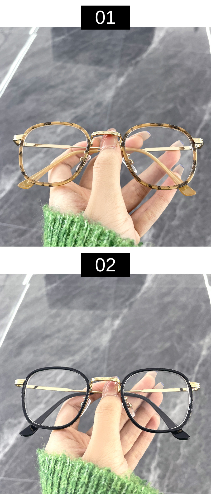 眼鏡鼈甲おしゃれべっ甲安いメガネ度付きラウンド型眼鏡 紳士