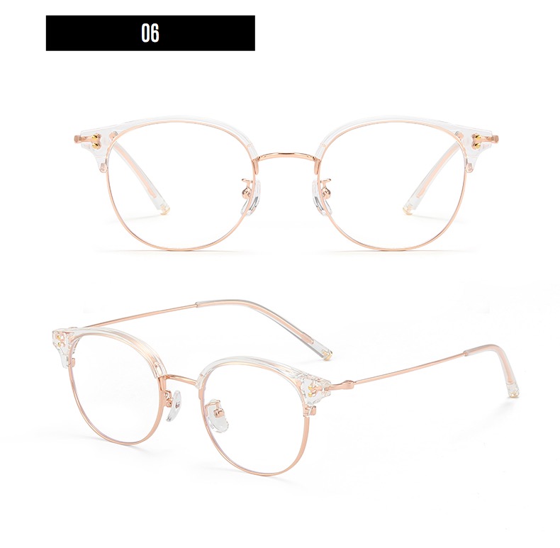 チタンメガネ 通販薄いレンズ男子クラシックメガネ ブランド韓国ファッション