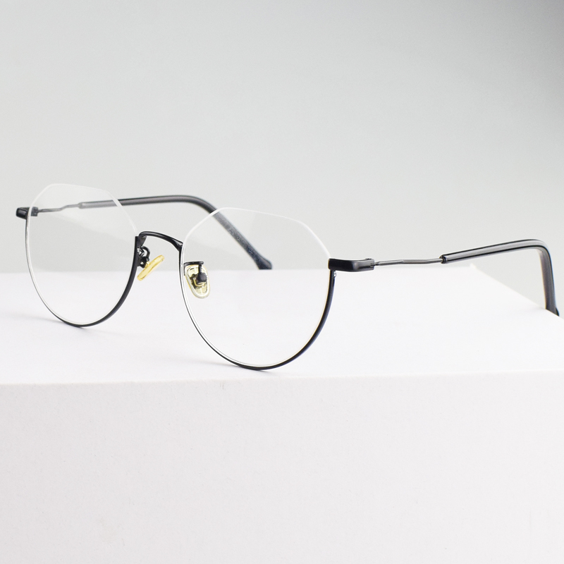 細いフレーム眼鏡めがね 2023紳士韓国ファッション下縁