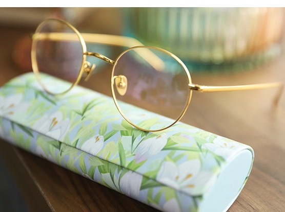 眼鏡ケース耐衝撃インスタ映えシンプル ギフト清楚系薄型 プレゼント緑色メガネケース