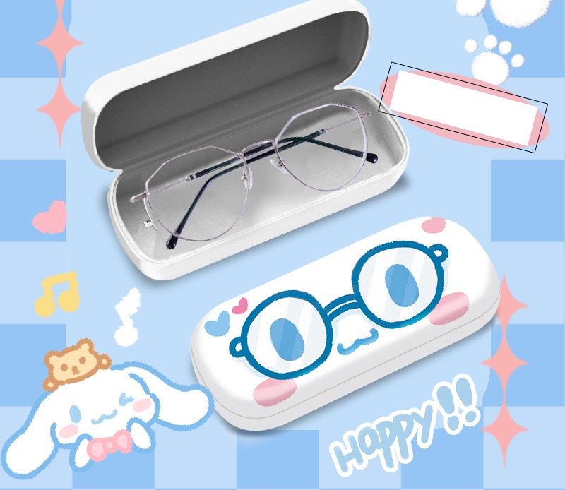 コンパクト可愛い眼鏡 ケース軽量大きいサイズ シナモロール メガネ入れ
