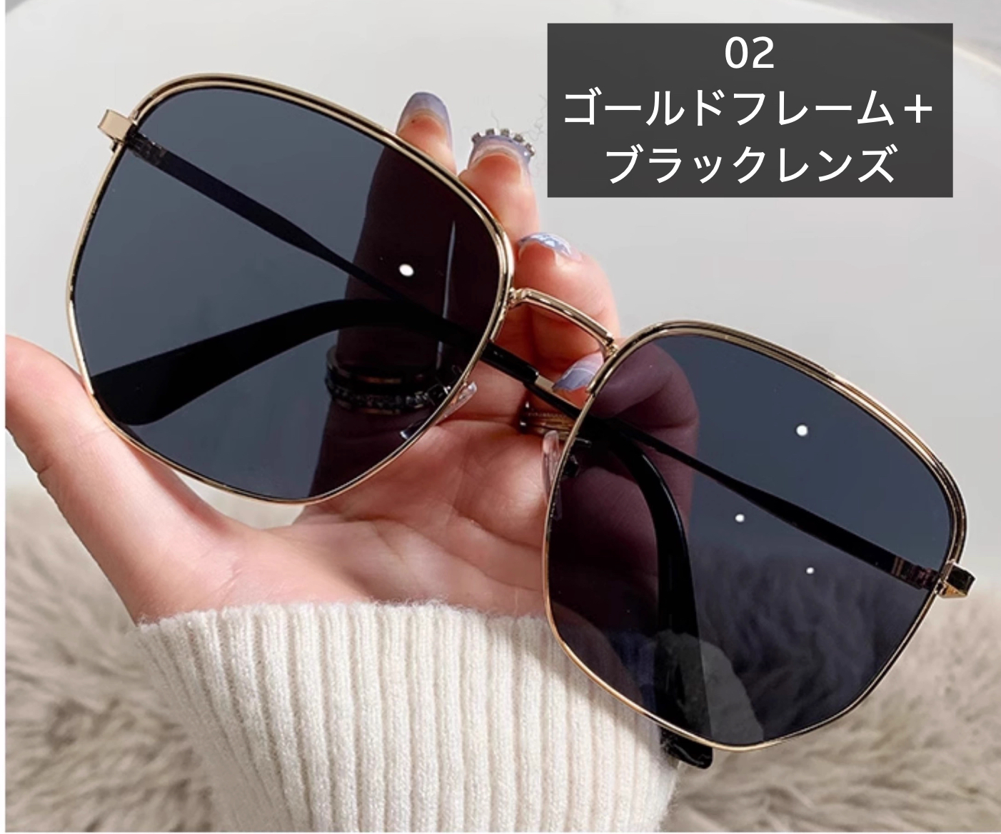 偏光サングラス メーカーサングラス 度 付おしゃれメンズ多角形メガネ軽量
