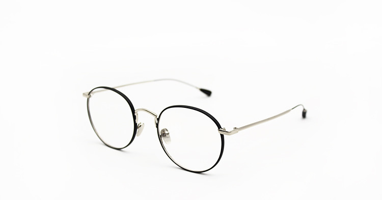 金属メタル製オーバル型激安眼鏡伊達メガネ丸