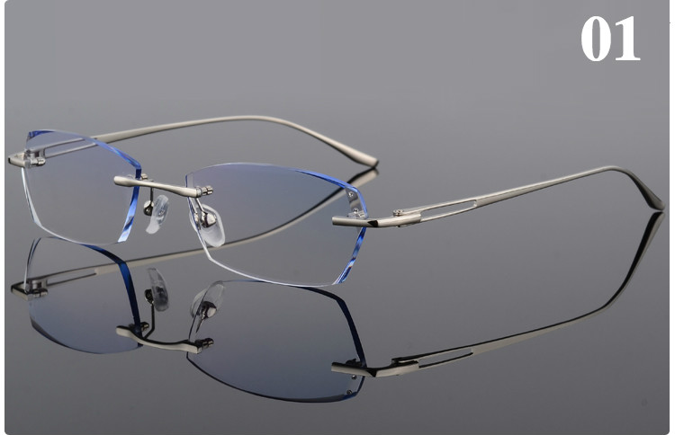 男女リーディングメガネ カット 率高いpc メガネ眼鏡リムレス