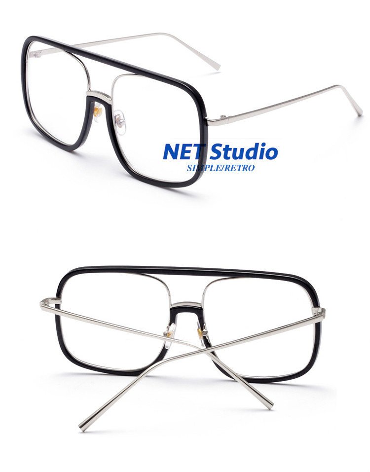 前衛的安いメガネ伊達眼鏡デザイン芸能人白黒ふちモデル