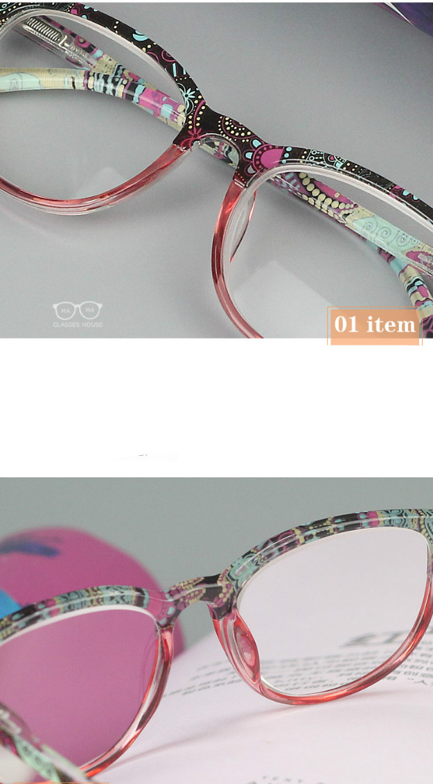 PC老眼鏡最新大きいフレーム女性シニアグラス快適老眼鏡
