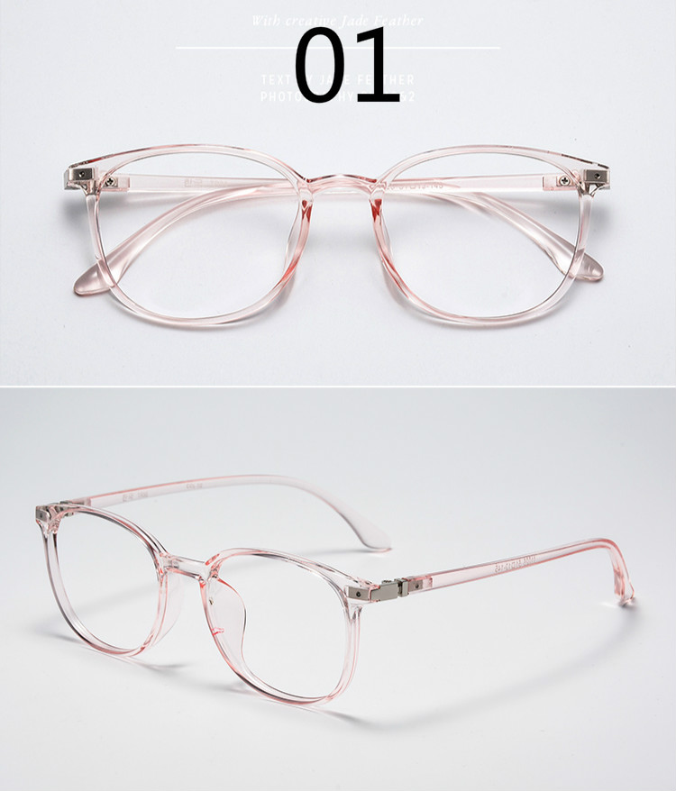 流行新宿 メガネ薄ピンク伊達眼鏡ピンク色安い透明めがね