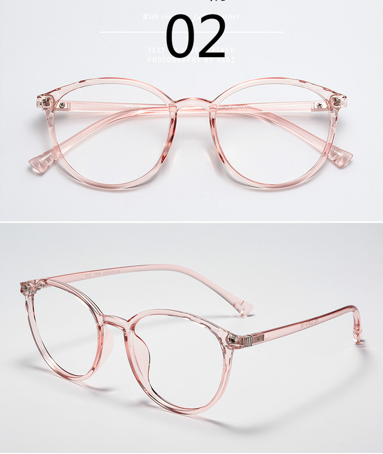 流行新宿 メガネ薄ピンク伊達眼鏡ピンク色安い透明めがね