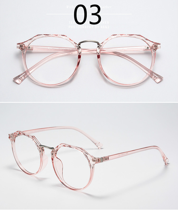伊達眼鏡ピンク色安い透明めがねフレーム女性韓国人気クリアおしゃれ激安