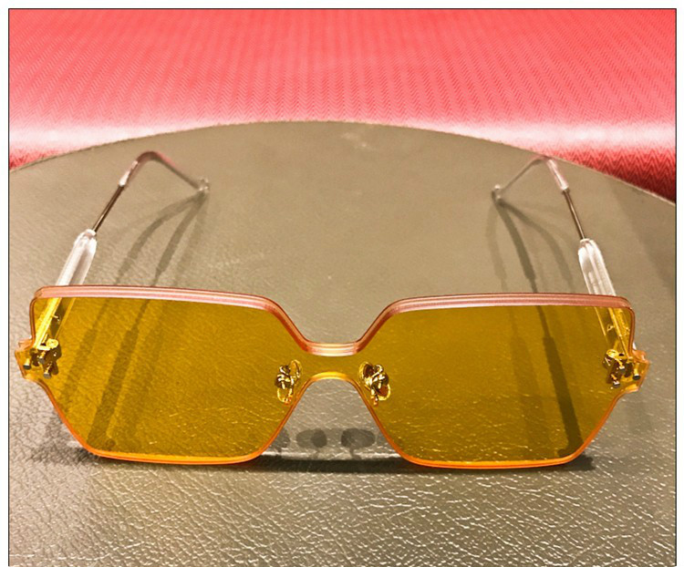紫外線カットサングラス ブランド流行り超大きいサングラス レディース