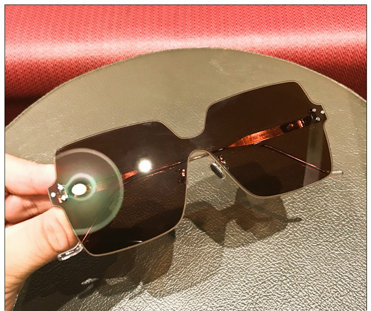 紫外線カットサングラス ブランド流行り超大きいサングラス レディース