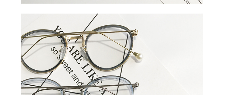 通販 ランキング眼鏡レトロ丸い伊達メガネ可愛いパール飾りラウンド型通販 人気