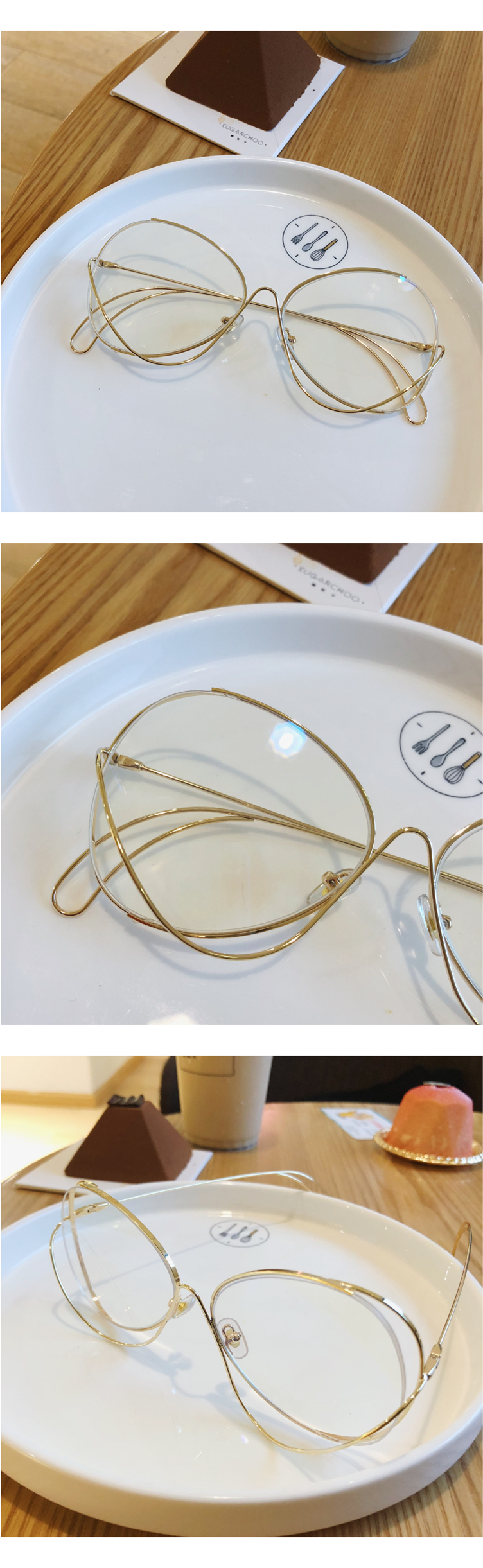 ビッグサイズ眼鏡カラーレンズめがねサングラス 店人気レトロ原宿サングラス