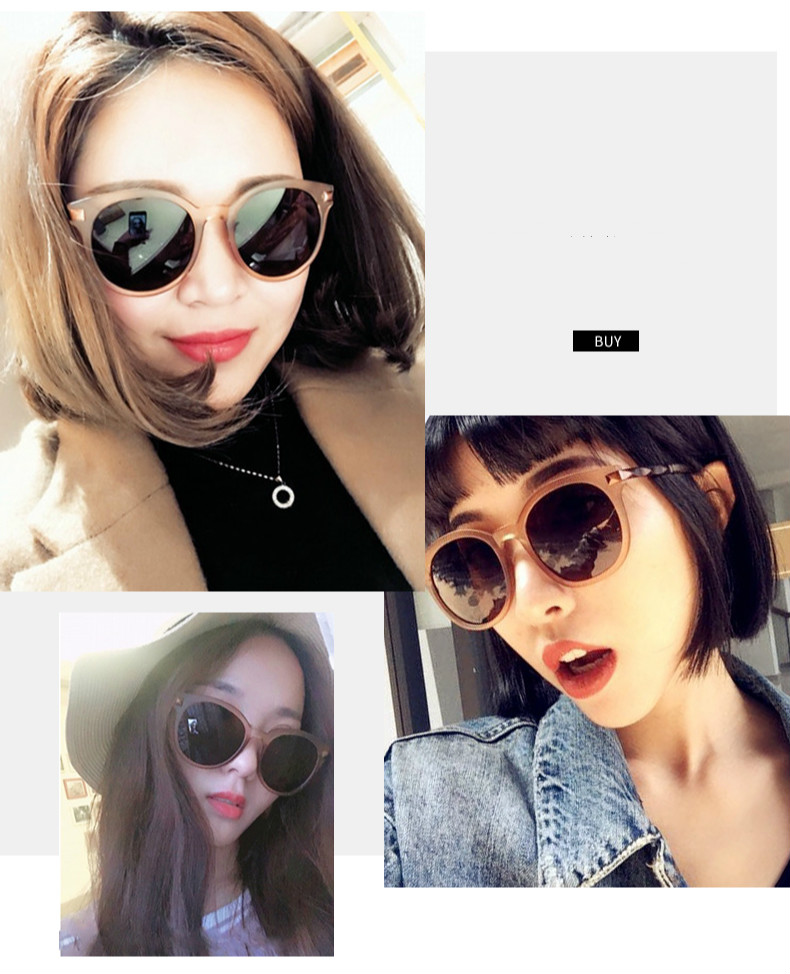 サングラス茶色女性レディース眼鏡茶系メーカーサングラス韓国ファッション