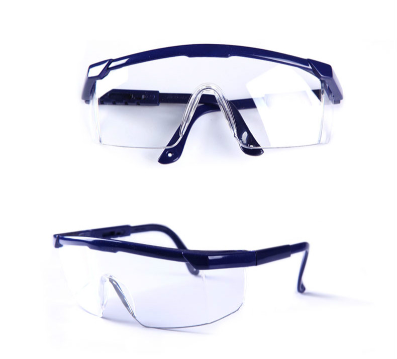 スポーツメガネ眼鏡ゴーグル 粉塵飛散物防ぐ男女透明レンズ セーフティーグラス