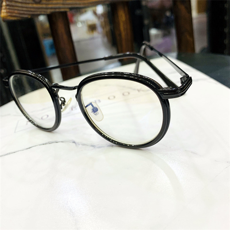 メンズ韓国オシャレ丸い眼鏡小さいフレーム メガネべっ甲メガネ可愛いボストン型