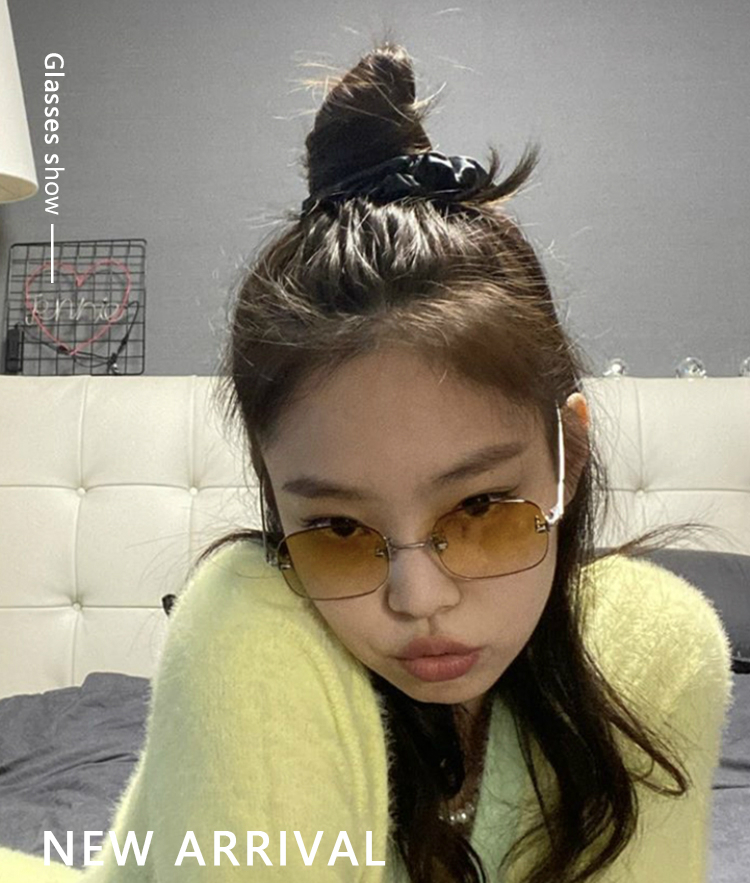 人気 サングラスジェニーおしゃれ偏 光 サングラスBLACKPINK jennie Instagram