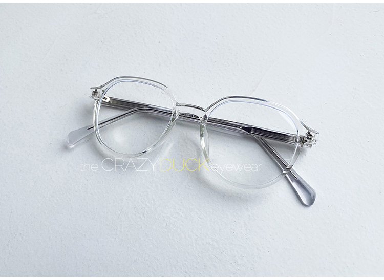 レディースメガネ丸いラウンド型おしゃれセルフレームブランド 通販茶色度なしメガネ